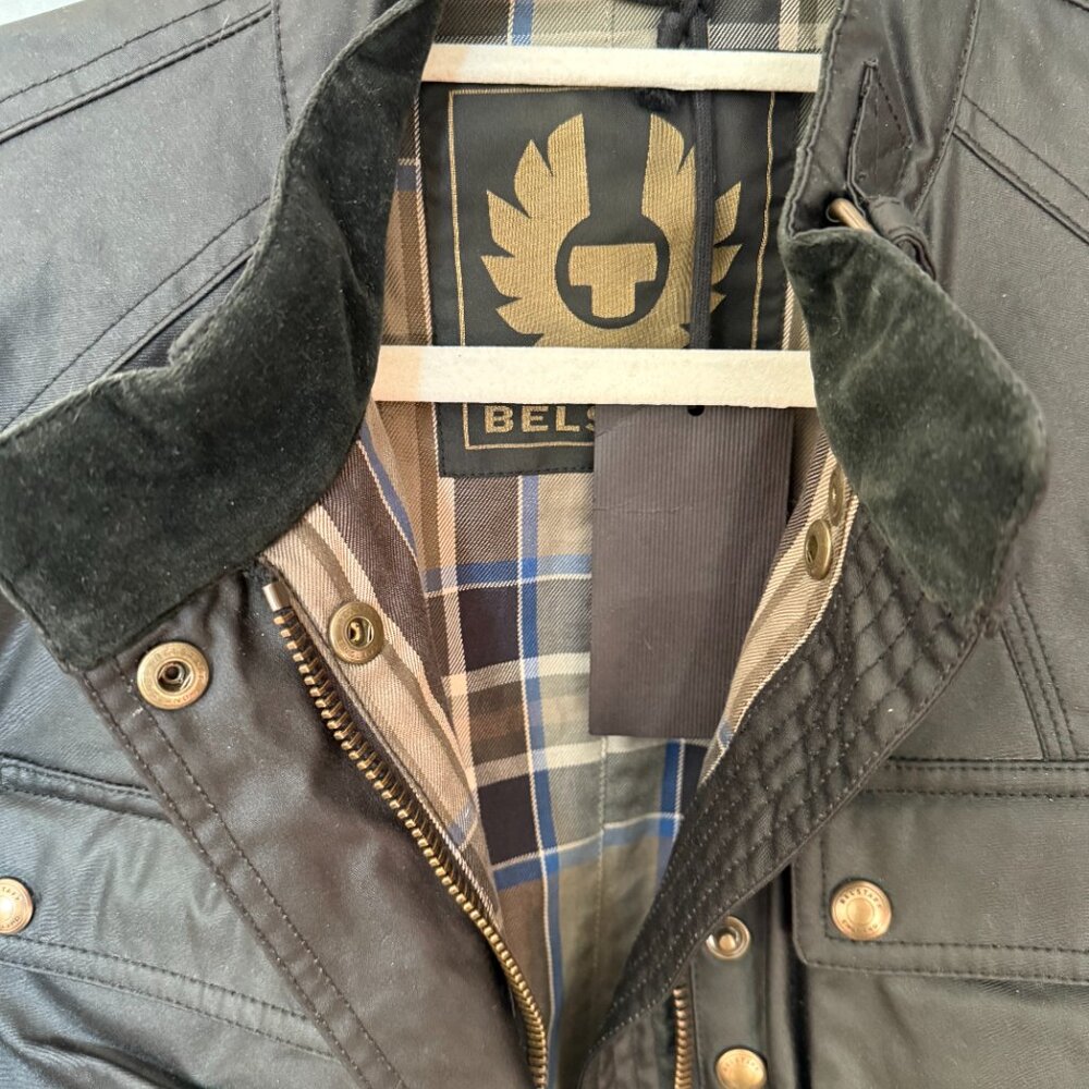 Belstaff Roadmaster Jacket (Winter Blue) w Belt - Picture 2 of 4